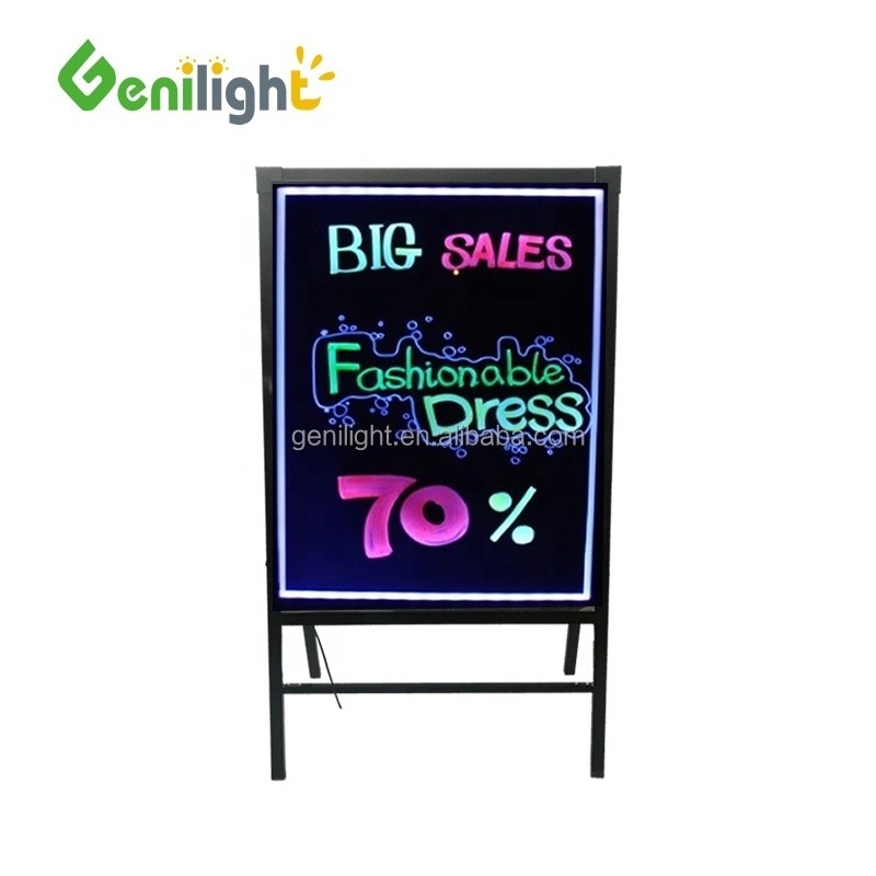IP Rating Duração de vida horas Mensagem de neon apagável Desenho Tabuleiro de aprendizagem com marcadores de giz líquido vívido