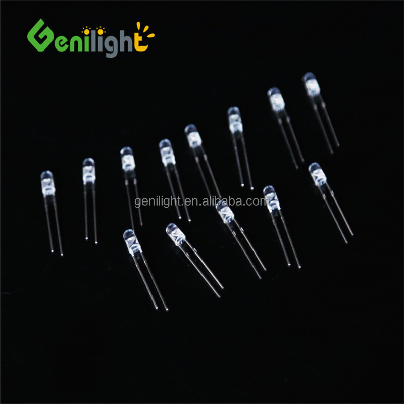 Voltagem Pico Reverso Max 3mm LED Candela de diodo piscando 2,2-3V 20 MA Luz