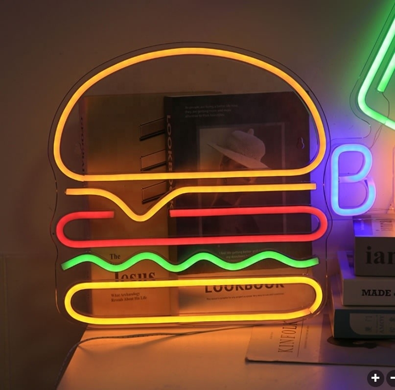 50000 horas de vida útil Humberg Neon Light para decoração de parede do quarto Design de sinal LED