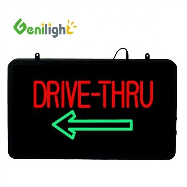 CE RoHS aprovado Genilight 22 * 13 polegadas Indoor acrílico LED Neon sinal aberto para publicidade