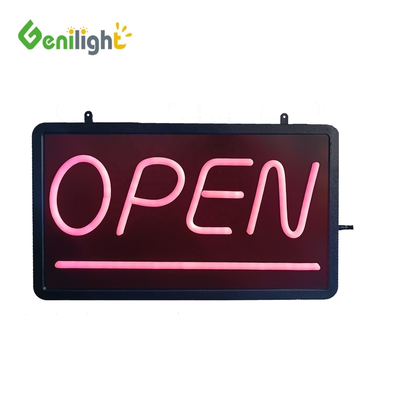 ABS Open-Mold Outframe LED Neon Open Sign Alimentado por GLT-LSN5633C-001, GLT-LSN5633C-001