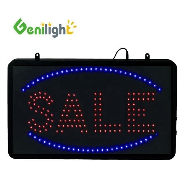 Genilight Publicidade interior LED personalizada VENDA EMAILÁRIO Abertura LED Sinalização para loja RGB LED