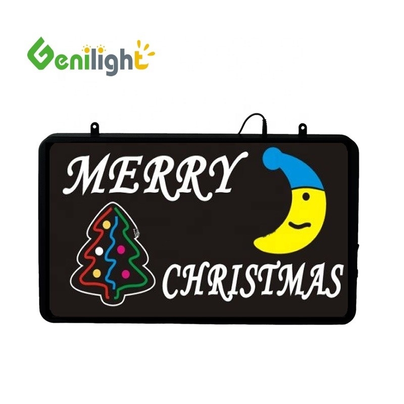 Sinal de luz de neon de Natal perfeito para decoração de janelas em qualquer ambiente