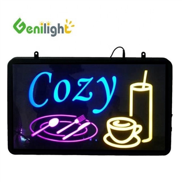 Genilight 22 * 13 polegadas personalizado LED neon sinal de luz para loja bar loja e decoração residencial