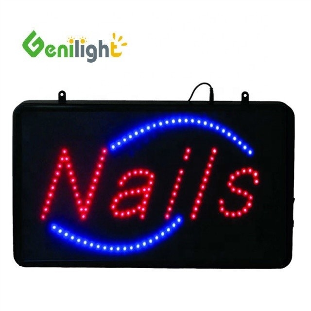 Indoor Used LED Message Board Publicidade RGB LED Nails Sign com ângulo de visão H/V