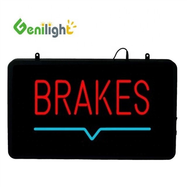 Genilight 56*33 cm LED FRENCES Neon Open Sign para projetos de bricolage no varejo