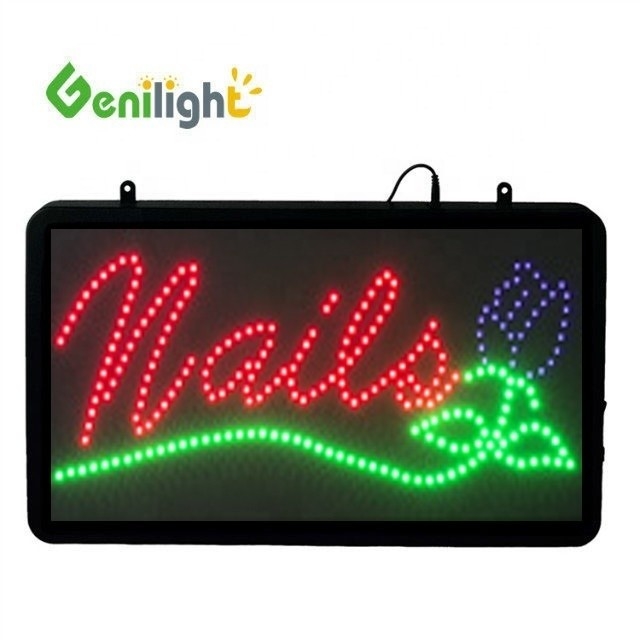 Brilho Genilight Indoor 56*33cm Super Brilho Custom LED Open Display LED Sign