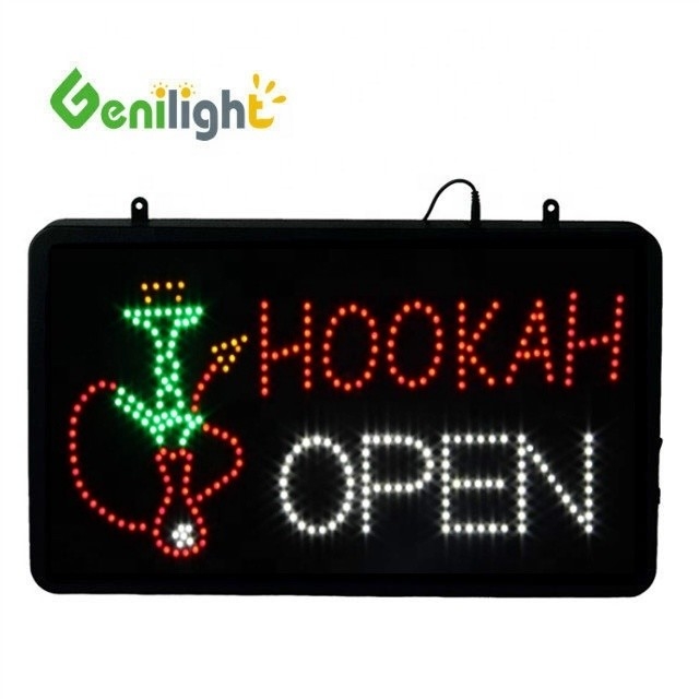 Brilho Genilight Indoor 22*13 polegadas CE e RoHS DC12V Acrílico LED Narguilé